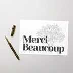 Merci beaucoup Greeting card by La Vie Bien