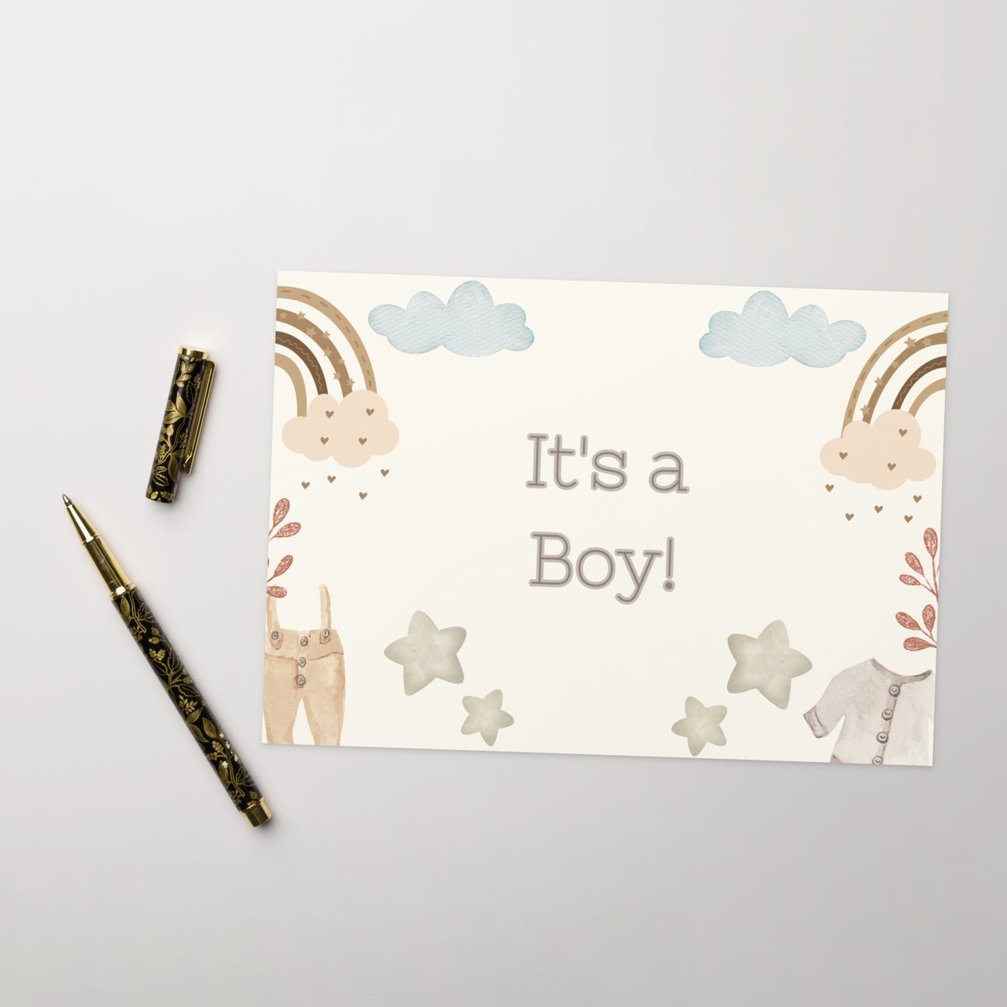 It's a boy Greeting card