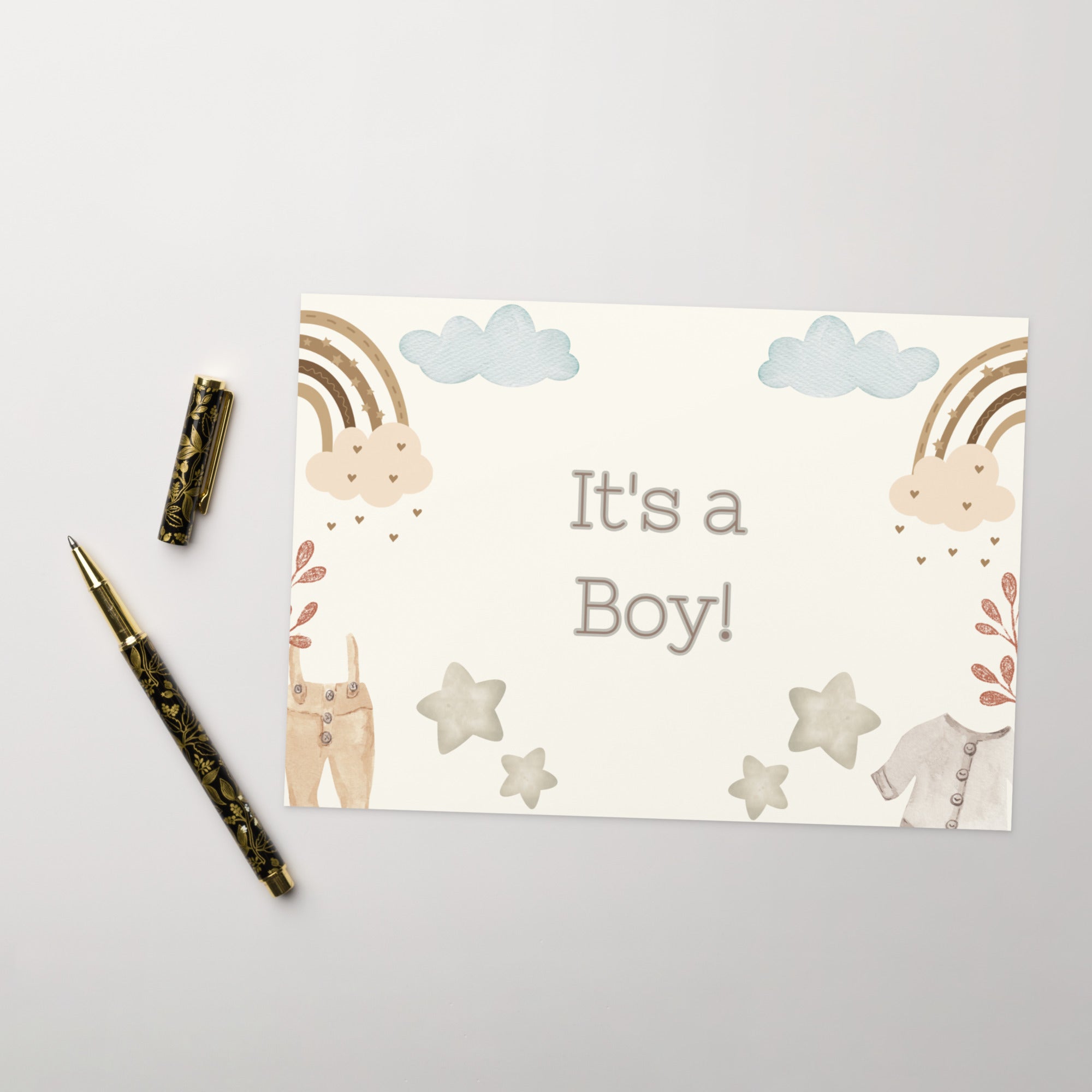 It's a boy Greeting card