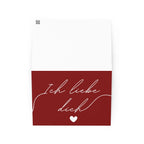 Ich liebe dich Greeting card by La Vie Bien