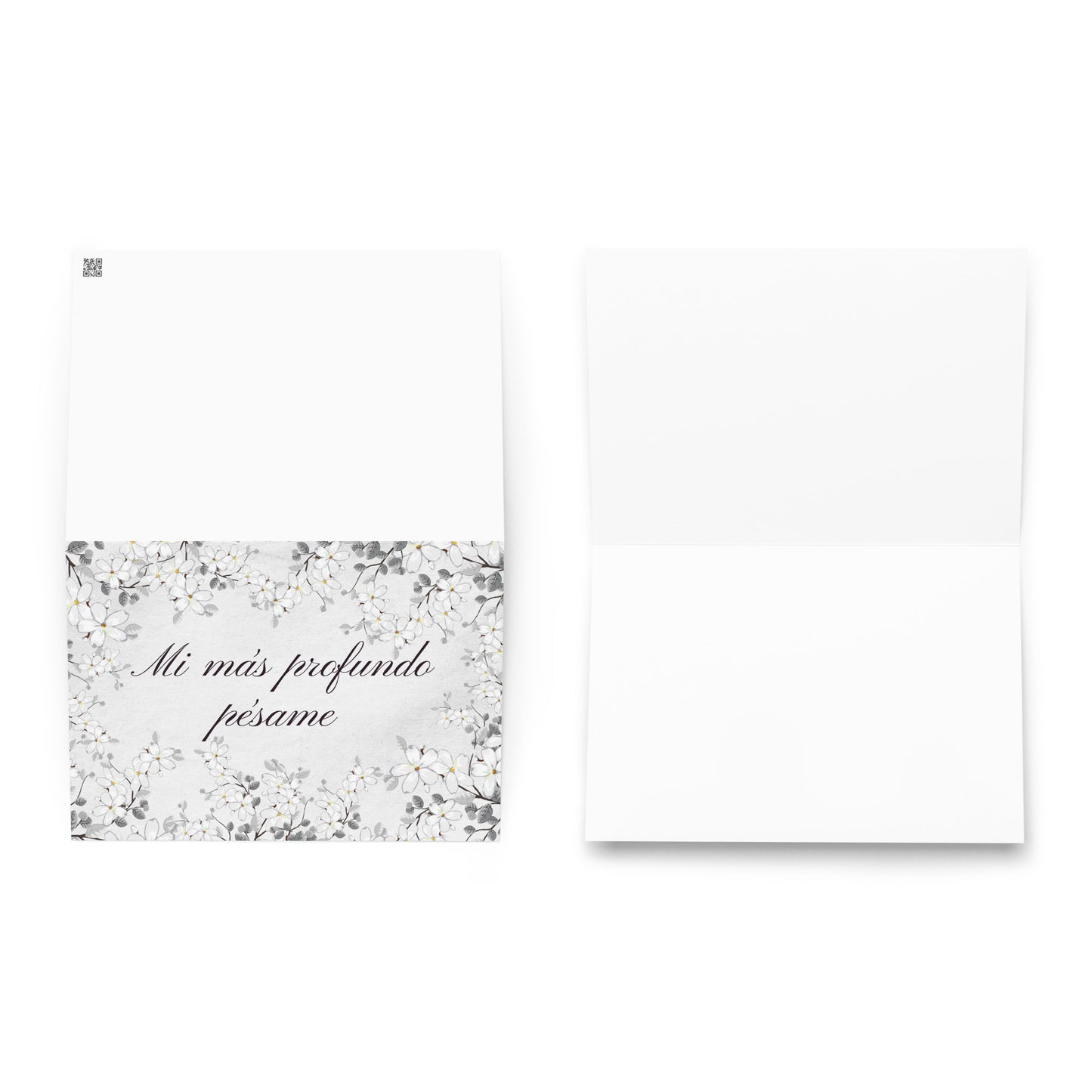 Mi más profundo pésame sympathy card