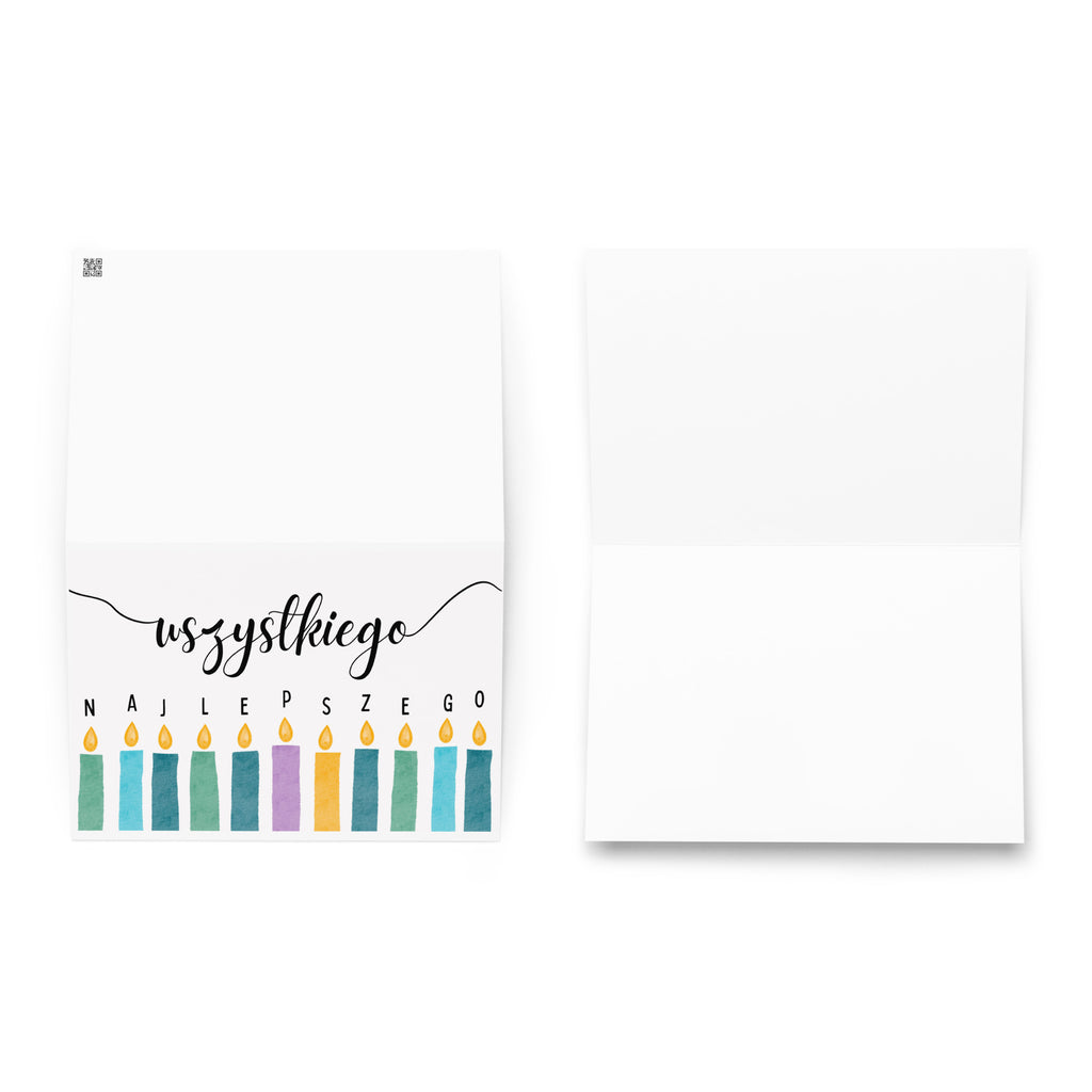 Wszystkiego Najlepszego birthday Greeting card