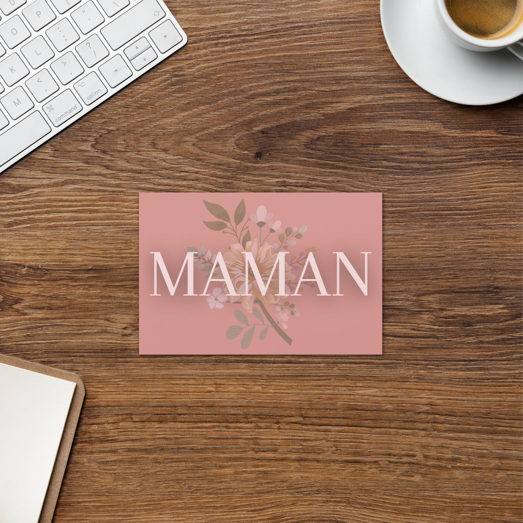 Maman Greeting card