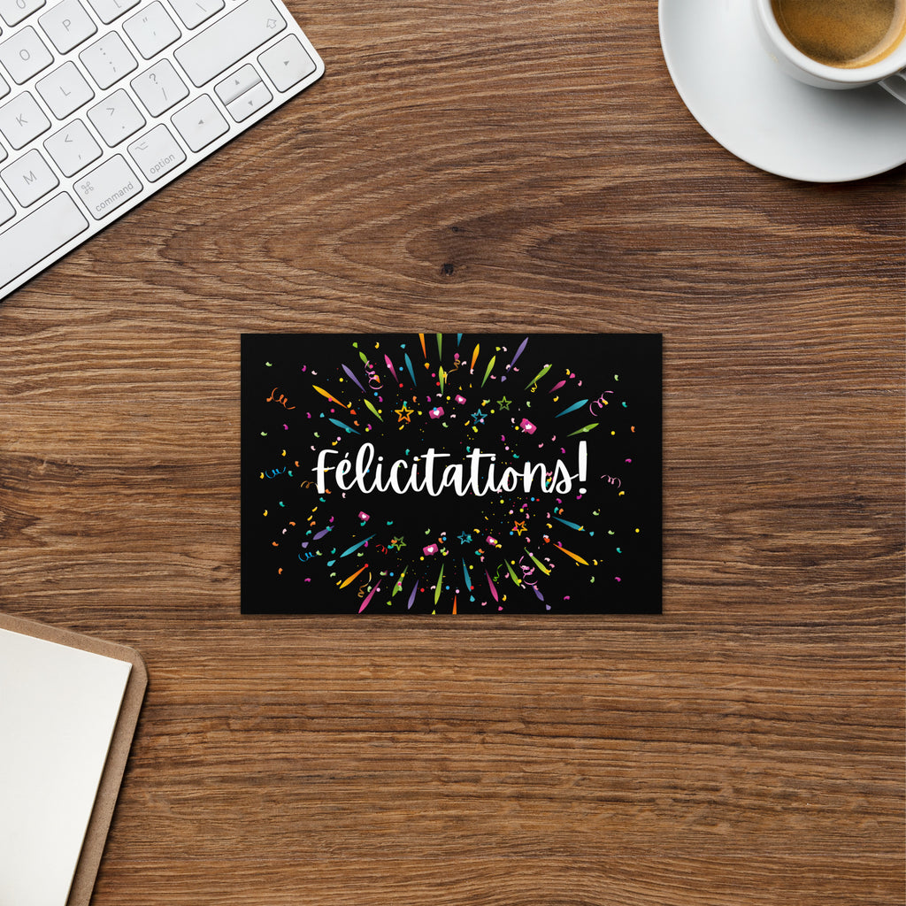 Félicitations Greeting card - La Vie Bien - Carte de vœux félicitations - Celebration card - Celebration Cards