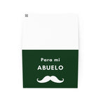 Para mi abuelo moustache Greeting card by La Vie Bien