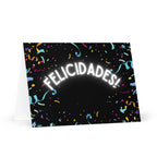 Felicidades confetti Greeting card by La Vie Bien