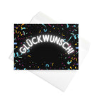 Glückwunsch konfetti Greeting card by La Vie Bien
