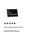 Du hast Geburtstag funny dry humor German birthday Greeting card, blank inside with envelope