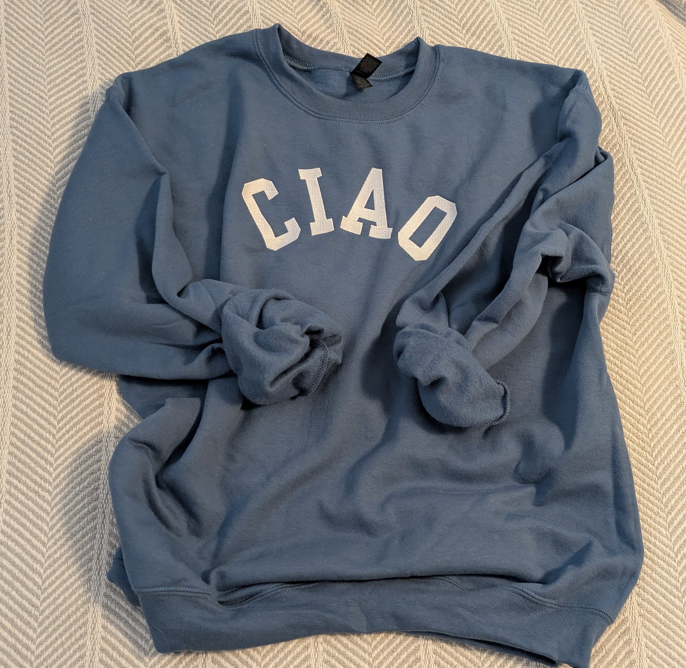 Ciao embroidered unisex sweatshirt