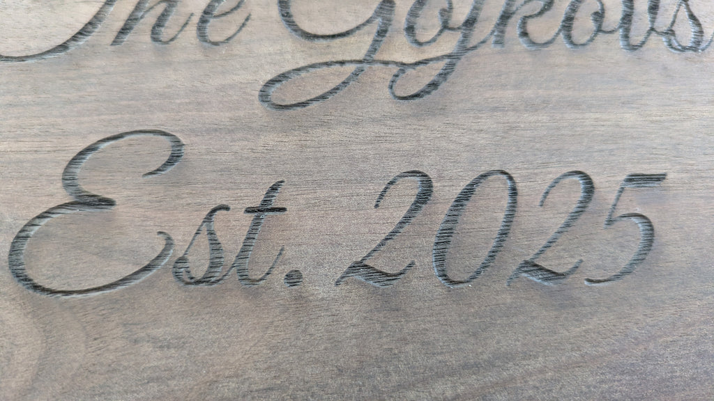 Personalized Engraved Wooden Cutting Board for Newlyweds, Gift for Kitchen, Home Decor, Anniversary, Housewarming