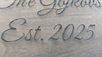 Personalized Engraved Wooden Cutting Board for Newlyweds, Gift for Kitchen, Home Decor, Anniversary, Housewarming by Printify