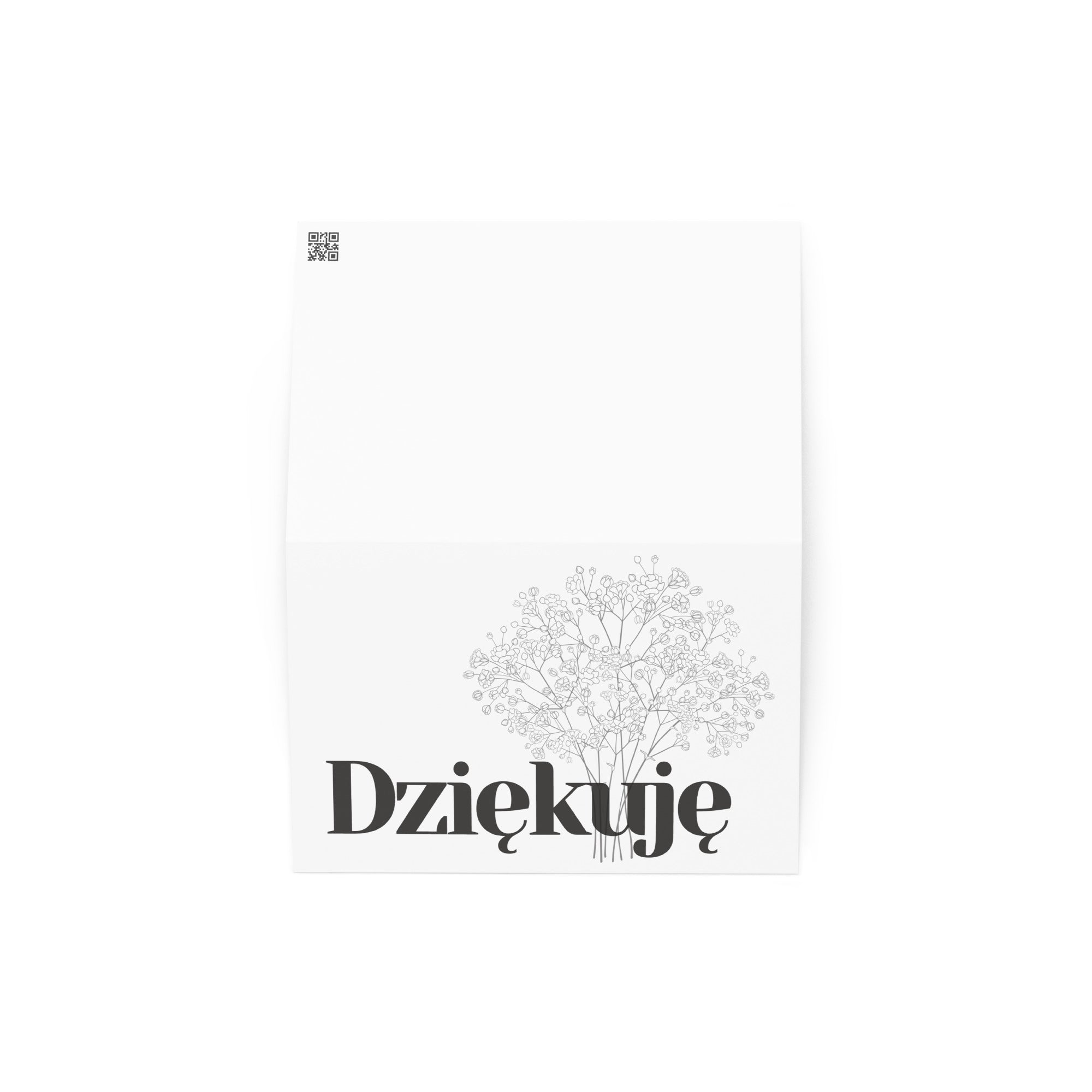 Dziękuję Polish Greeting card