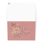 Pink floral Mom Greeting card by La Vie Bien