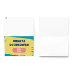 Wracaj do zdrowia Polish get well soon Greeting card by La Vie Bien