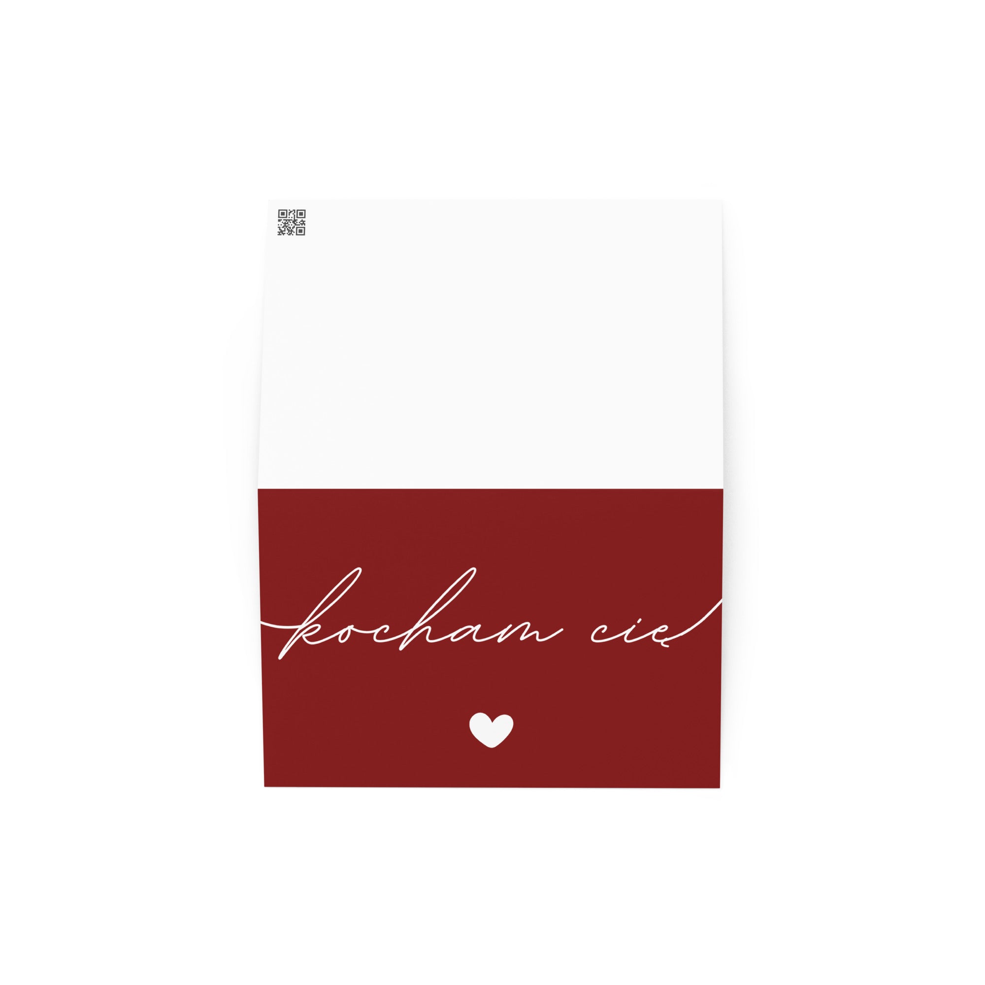 Kocham cię Greeting card