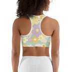 Pastel floral Sports bra by La Vie Bien