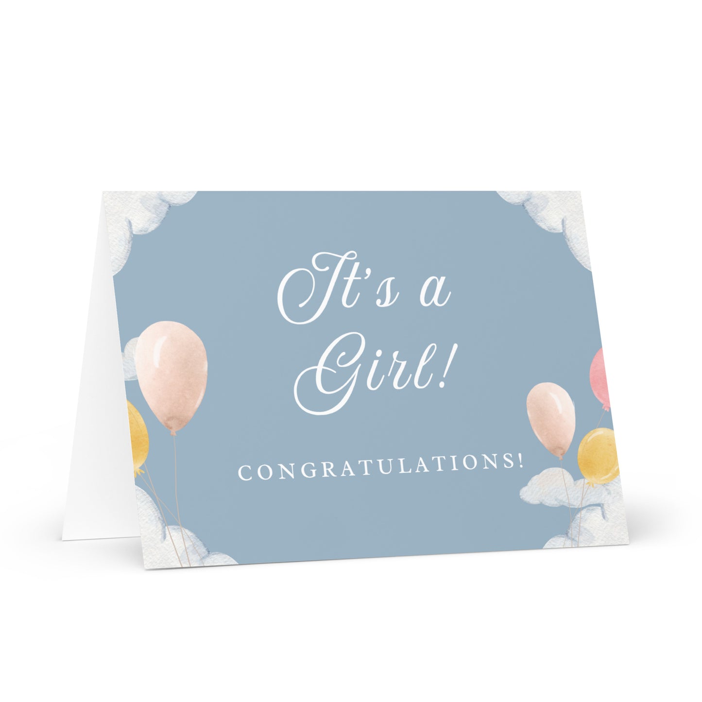 It's a girl Greeting card