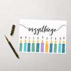 Wszystkiego Najlepszego birthday Greeting card by La Vie Bien