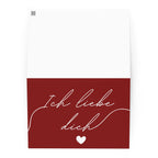 Ich liebe dich Greeting card by La Vie Bien