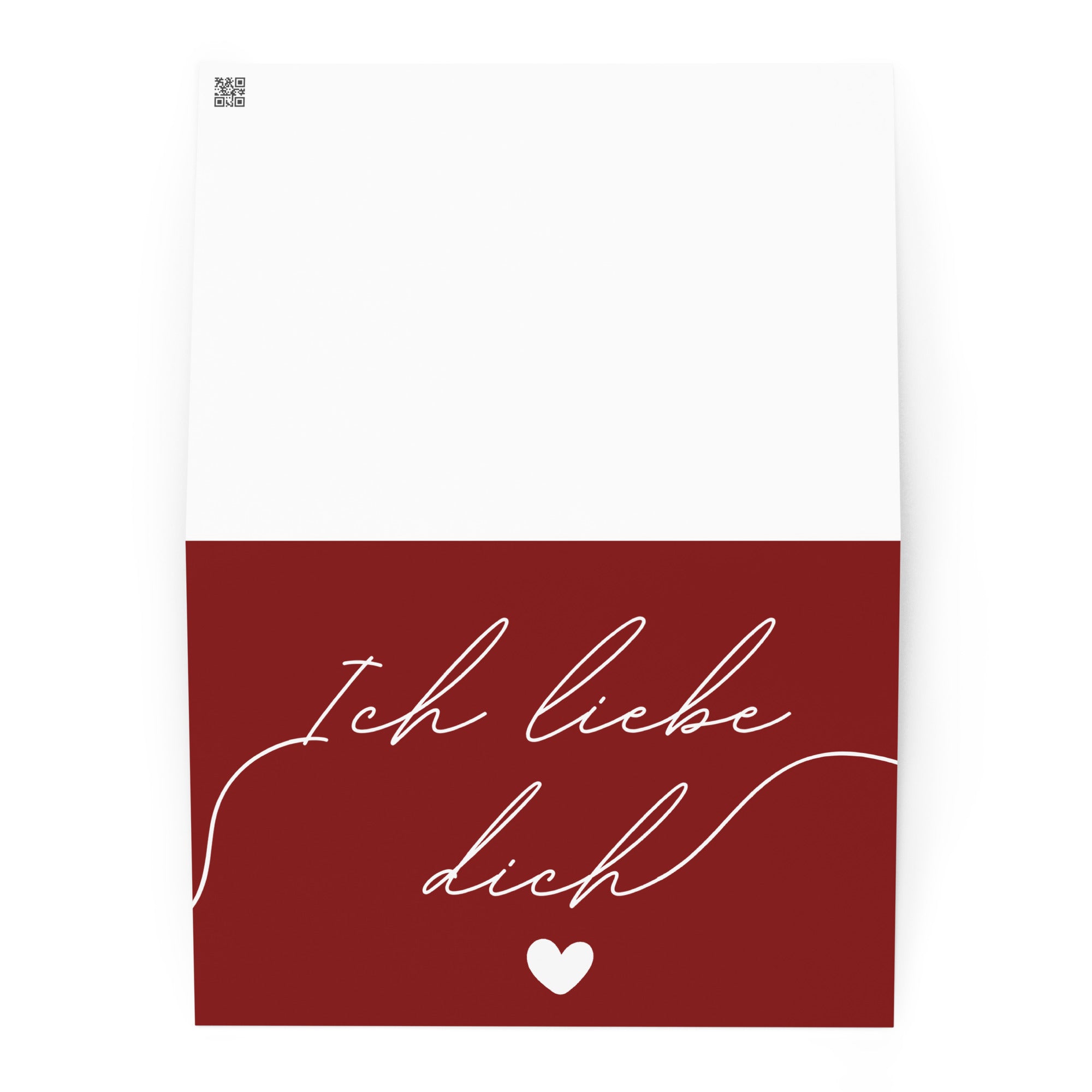 Ich liebe dich Greeting card