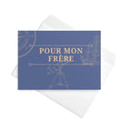 Pour mon frère Greeting card by La Vie Bien