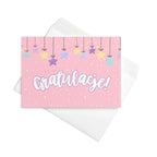 Gratulacje! Polish congratulations greeting card, with envelope, blank inside by La Vie Bien