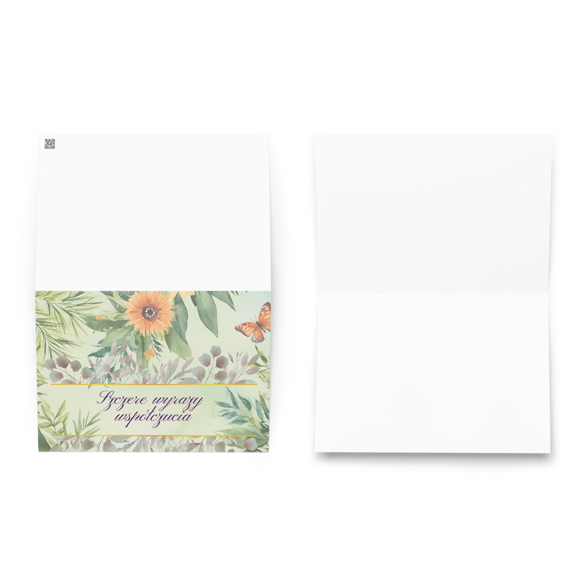 szczere wyrazy współczucia Greeting card - La Vie Bien - Card for loss of family - Card for loss of friend