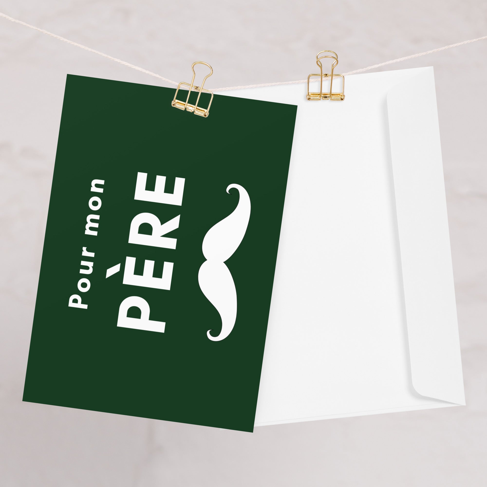 Pour mon Père Greeting card