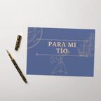 Para mi tío (for my uncle) Greeting card by La Vie Bien