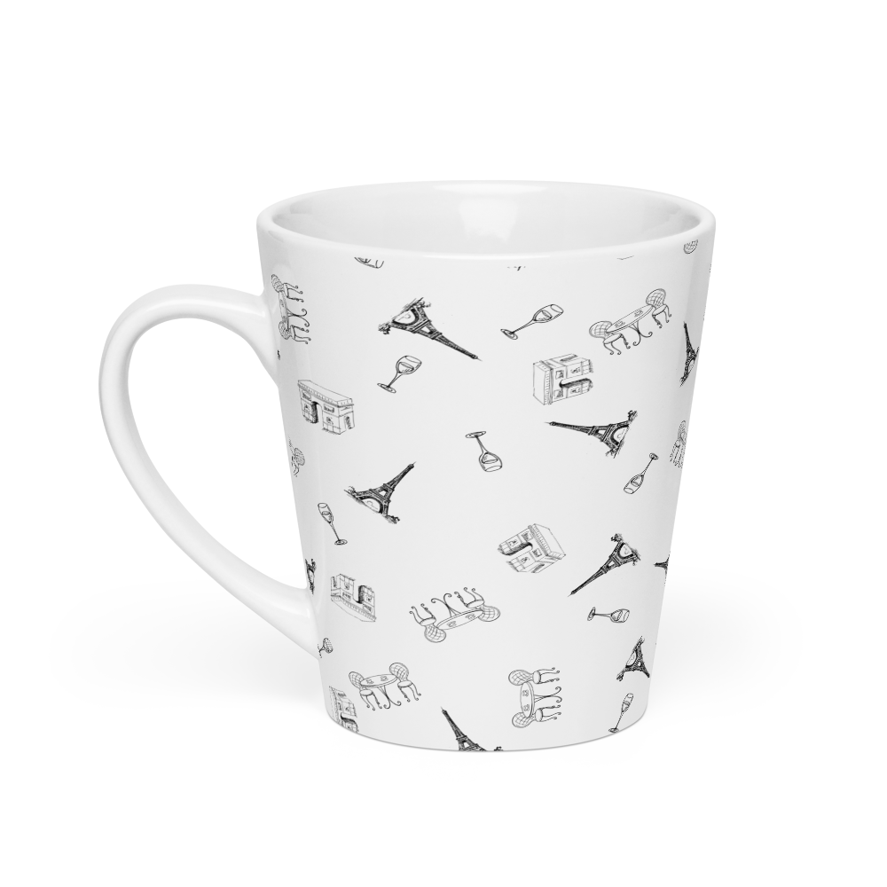 Parisian vibes Latte mug