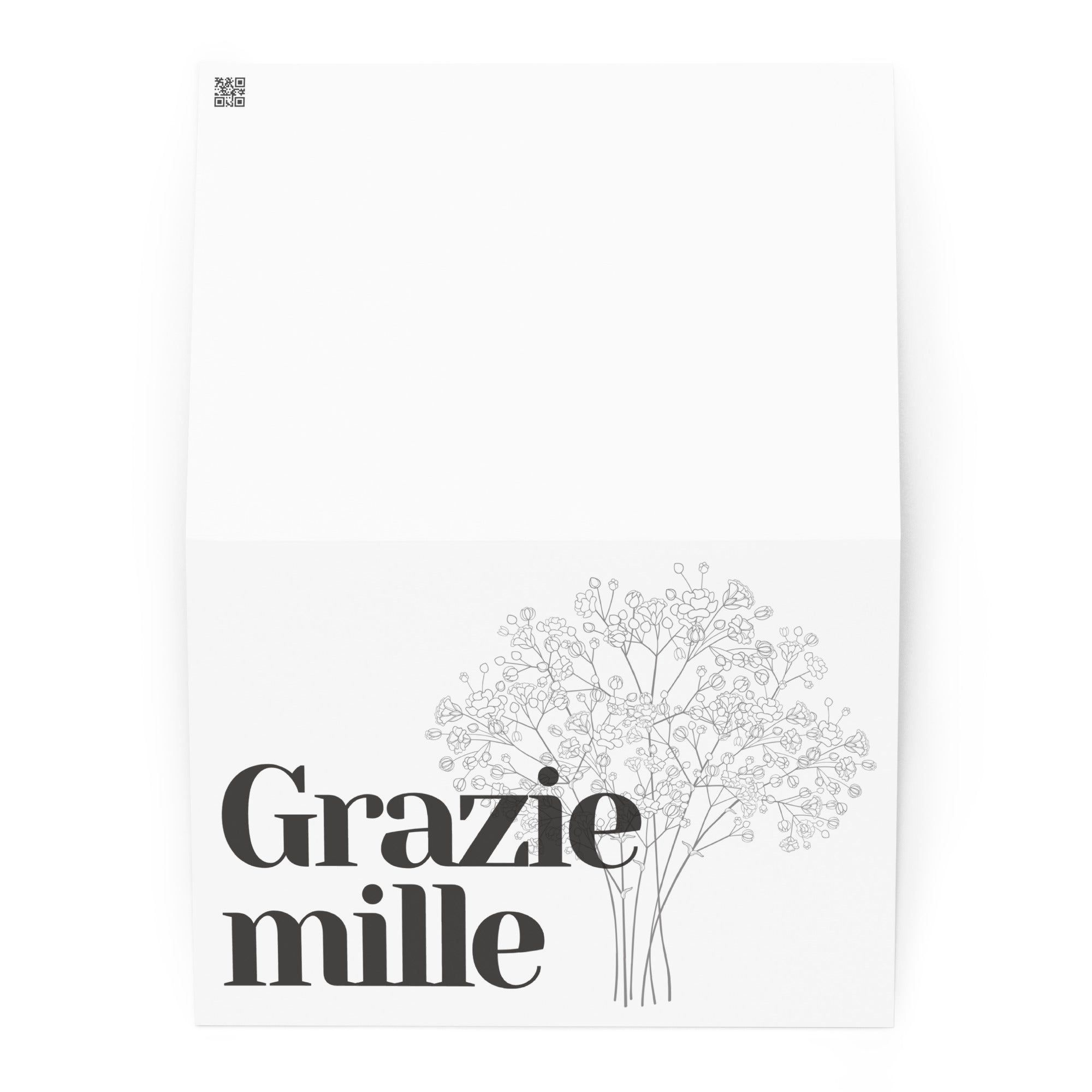 Grazie mille Greeting card