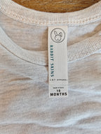 Japanese 赤ちゃん (Akachan) embroidered Baby jersey bodysuit