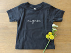 Mignon (cute) French embroidered Baby Jersey Short Sleeve Tee