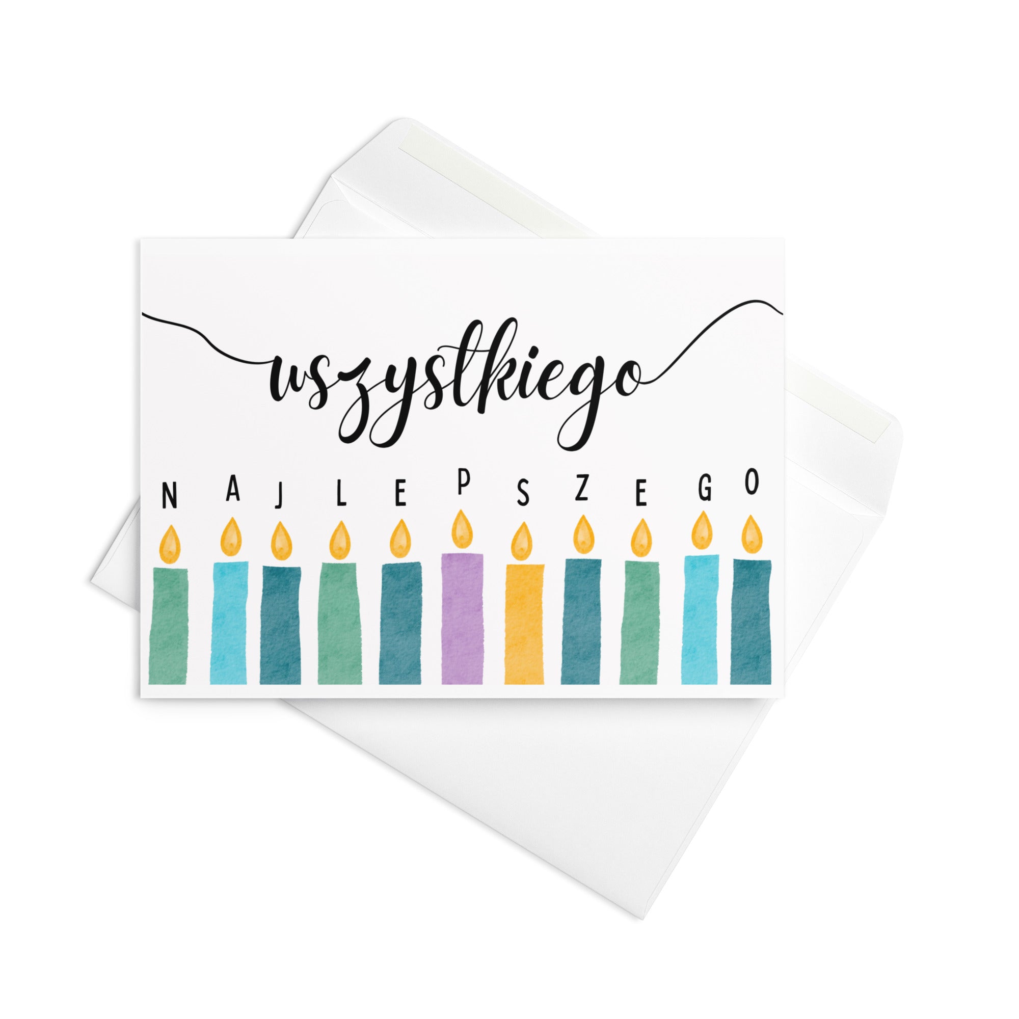 Wszystkiego Najlepszego birthday Greeting card