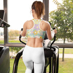 Pastel floral Sports bra by La Vie Bien