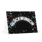 Glückwunsch konfetti Greeting card by La Vie Bien