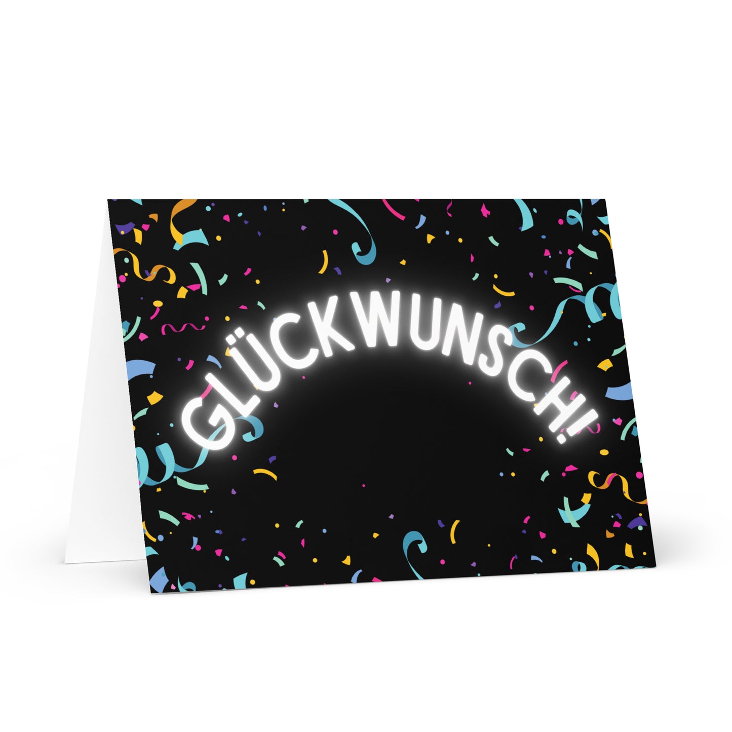 Glückwunsch konfetti Greeting card