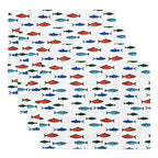 Fishy vibes Placemat Set by La Vie Bien