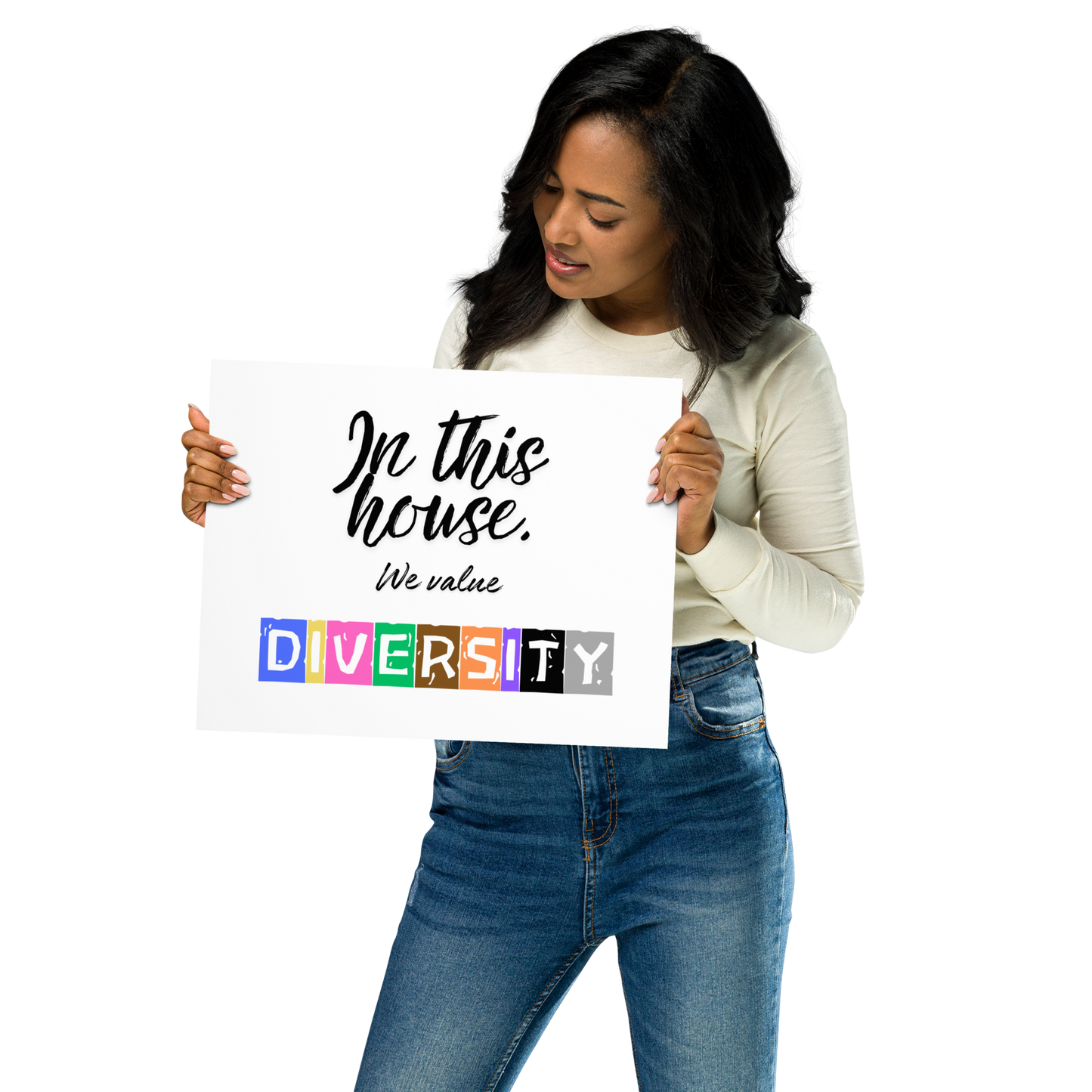 In this house, we value DIVERSITY Poster
