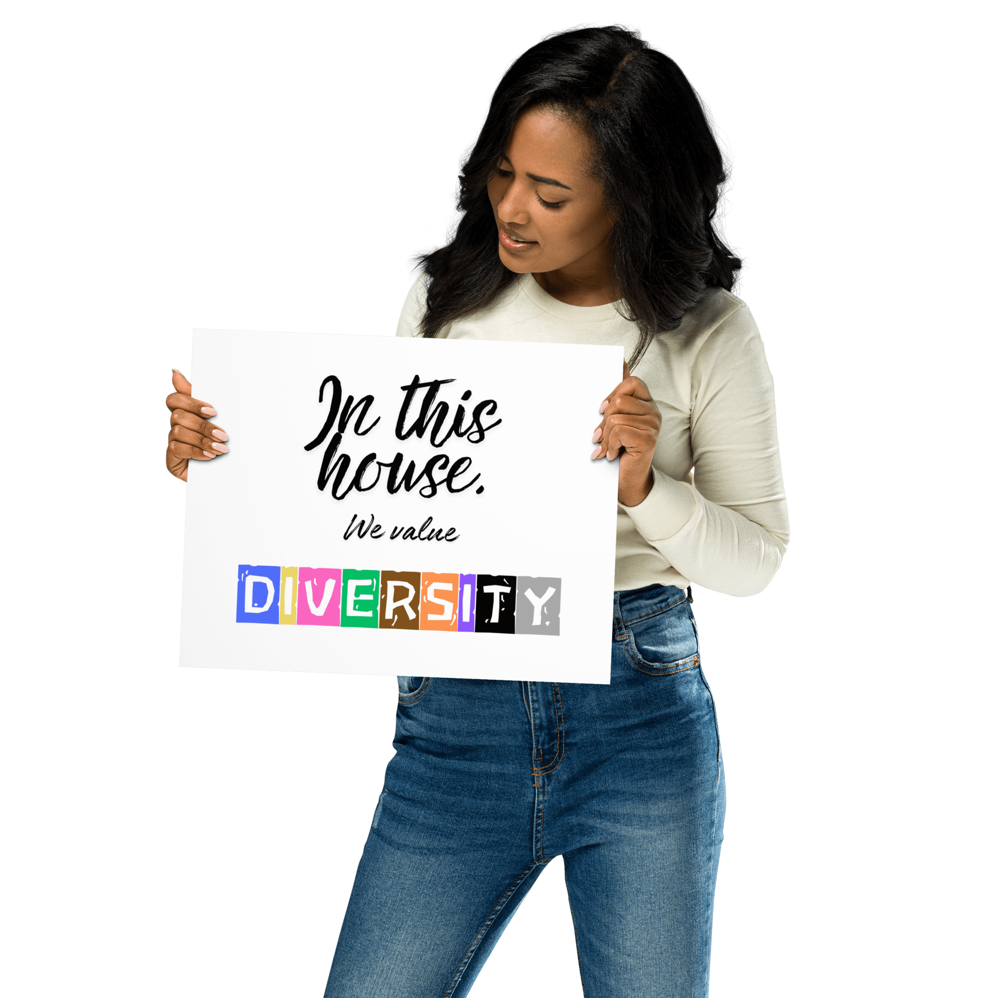 In this house, we value DIVERSITY Poster
