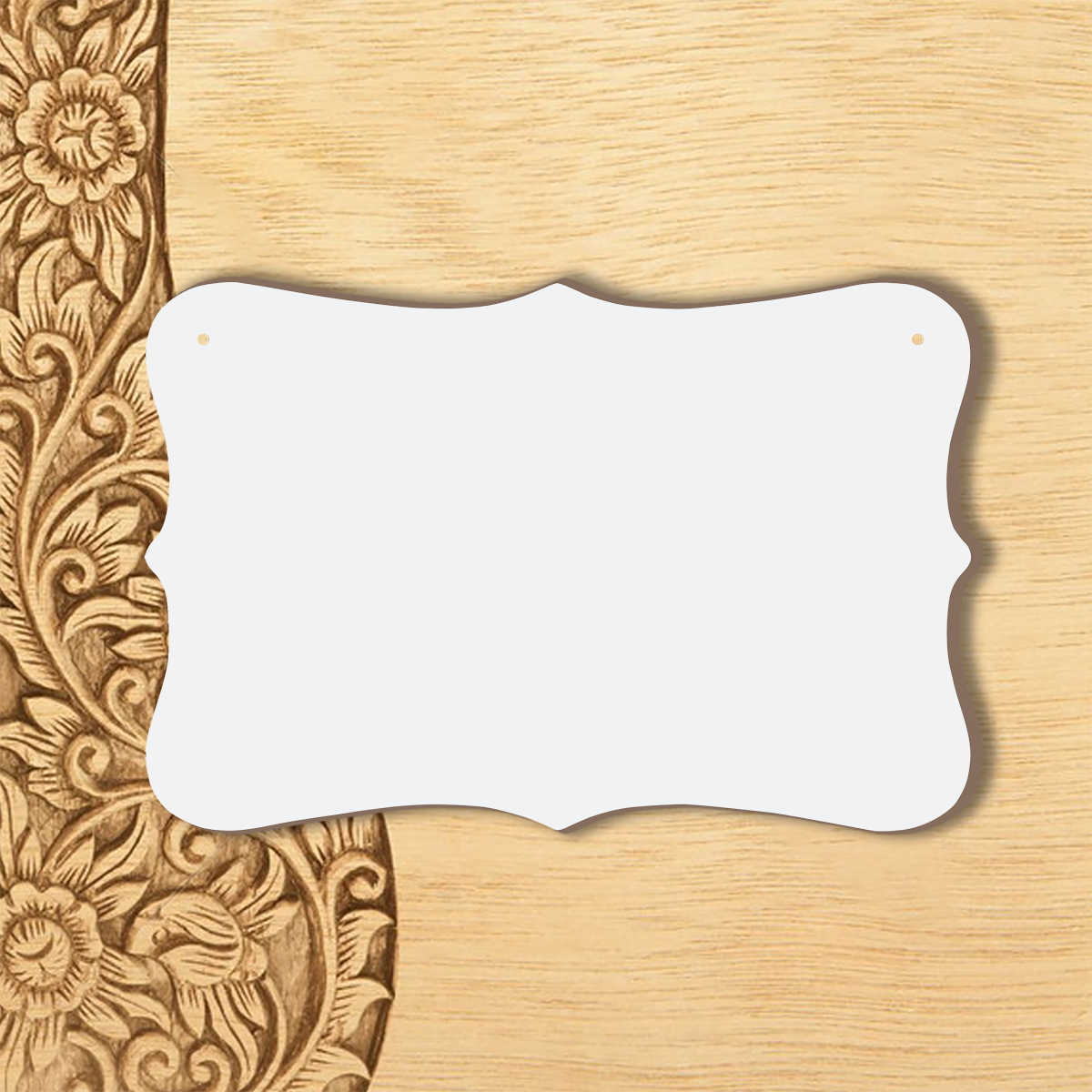 Joie de Vivre Wood Panel Painting — Rustic Home Wall Decor Sign