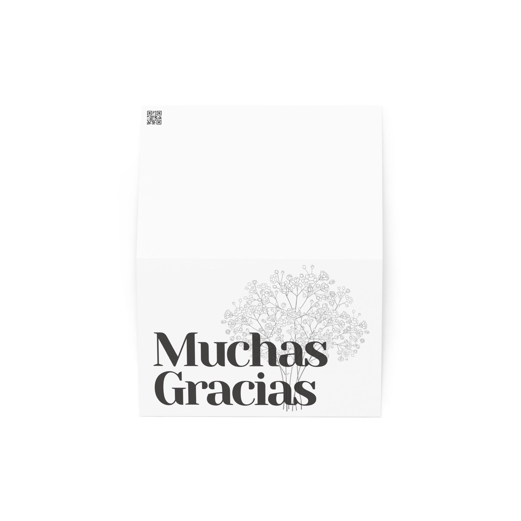 Muchas gracias Greeting card