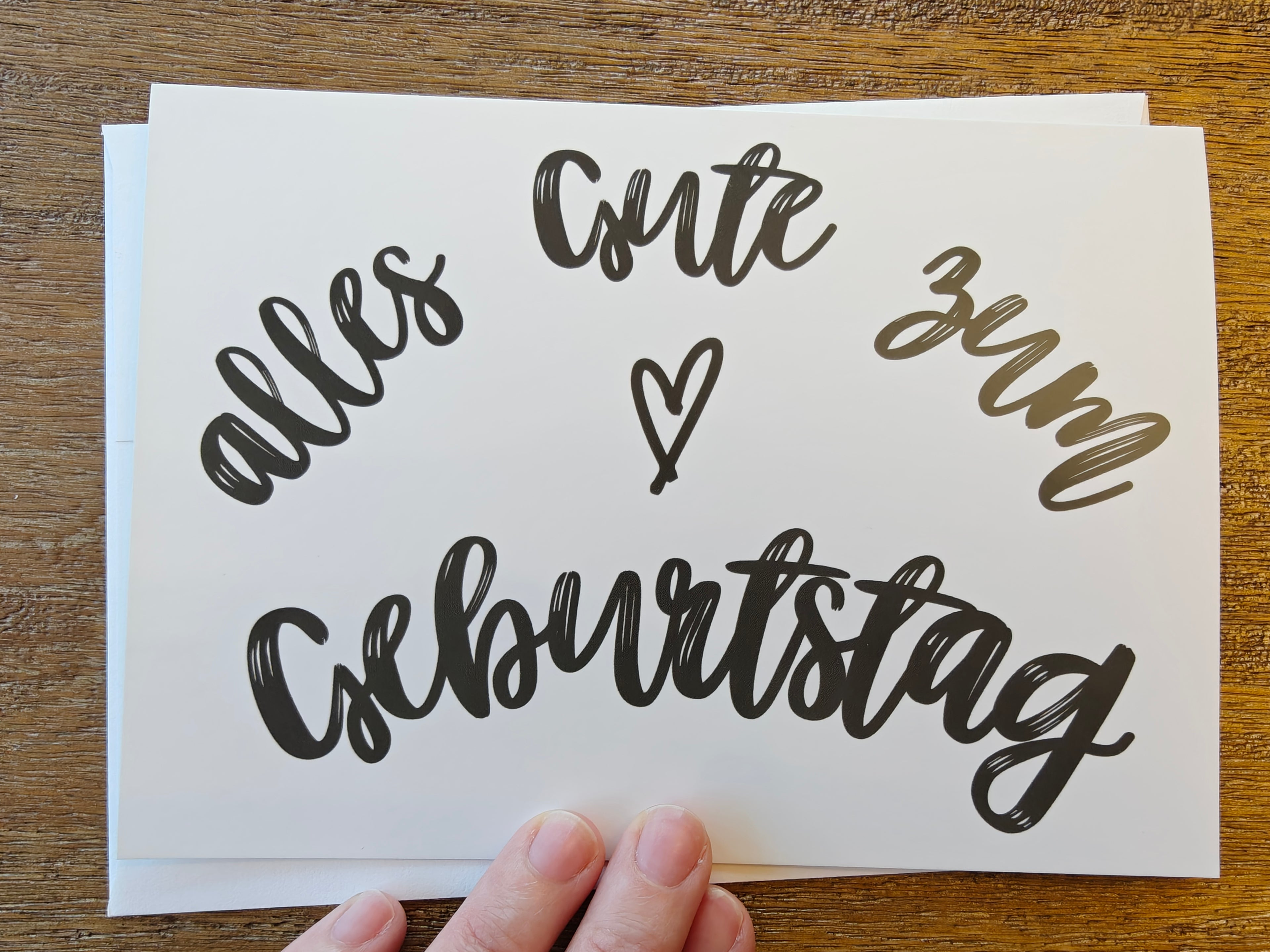 Alles Gute zum Geburtstag Cartes de vœux d'anniversaire – Allemand