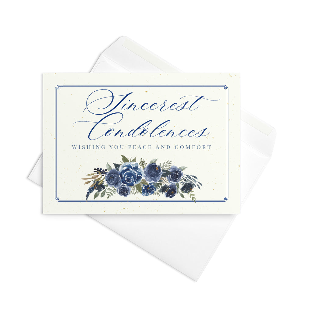 Sincerest Condolences Greeting card