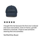 Vive la révolution embroidered baseball cap, Distressed Dad Hat