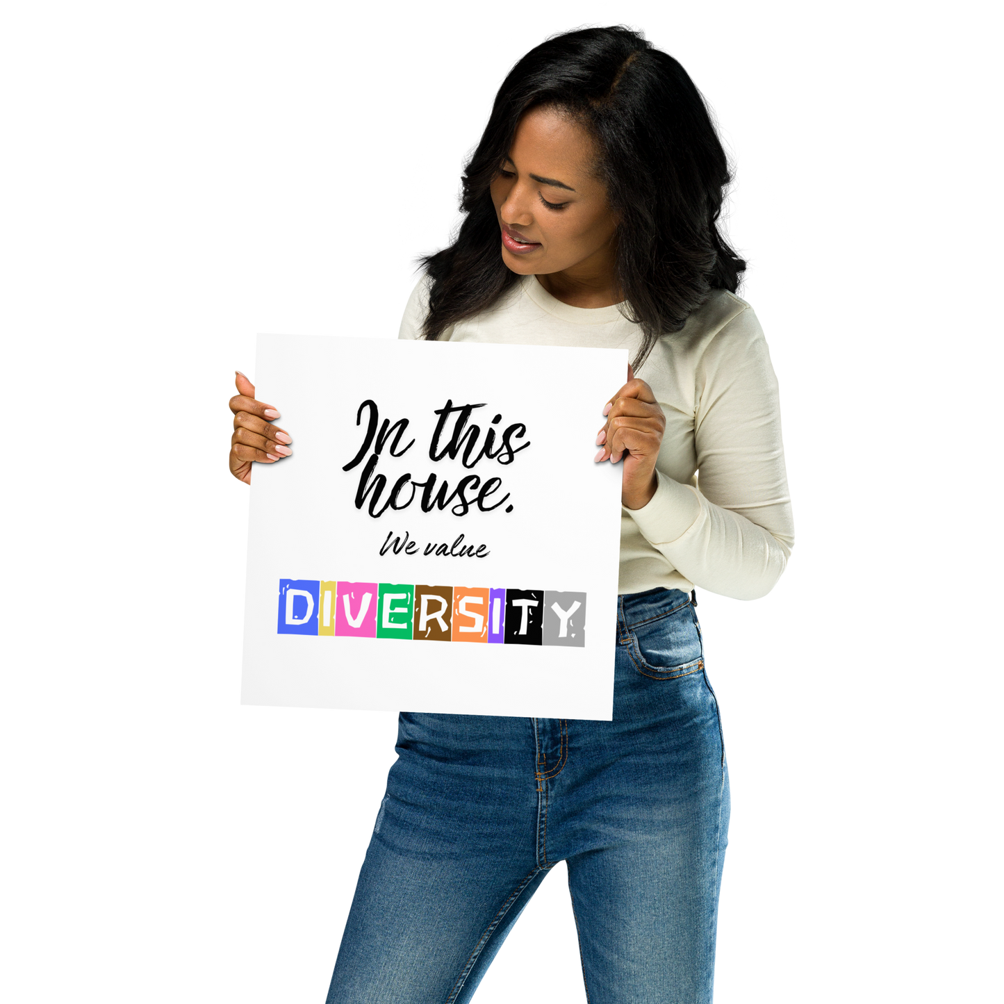 In this house, we value DIVERSITY Poster