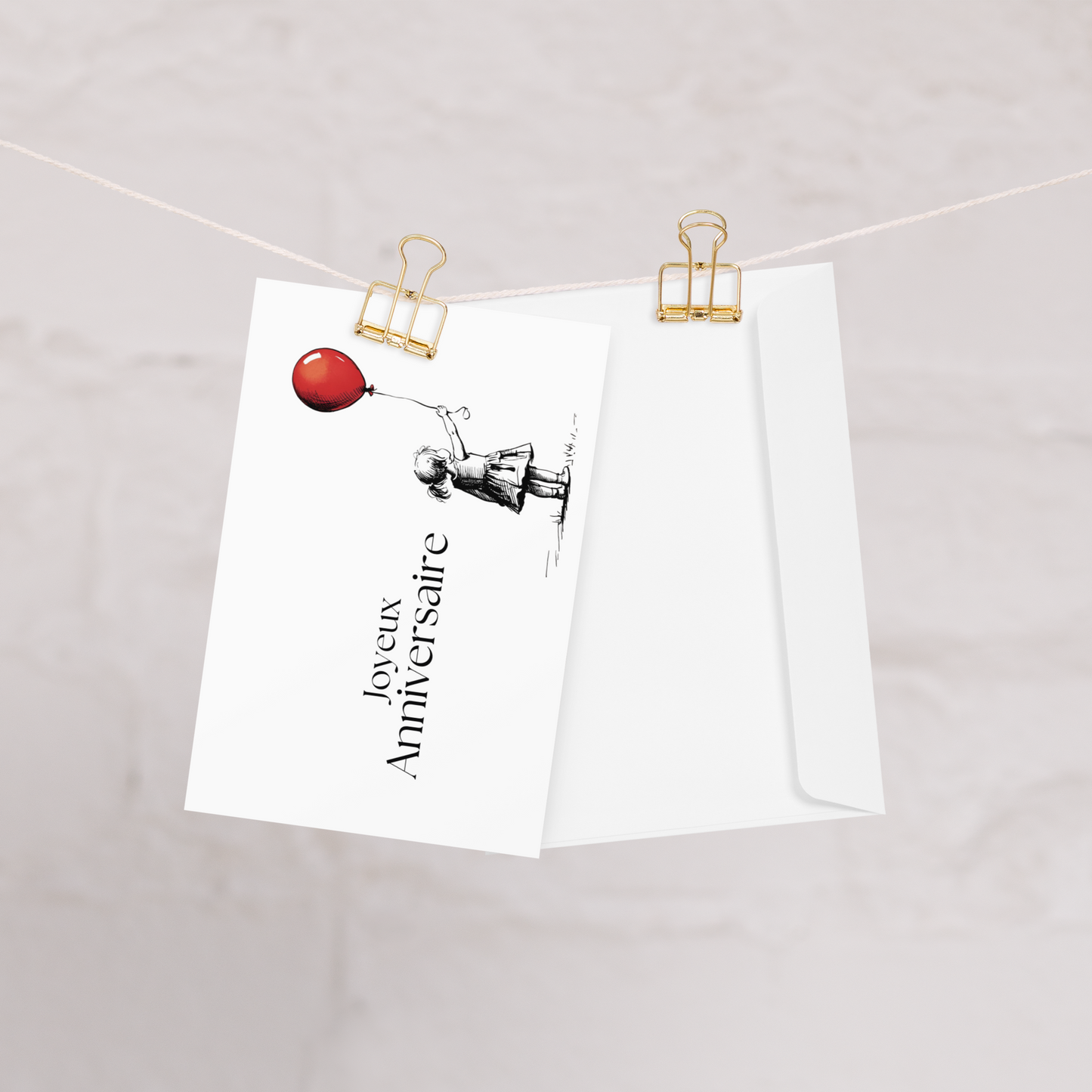 Joyeux anniversaire Greeting card