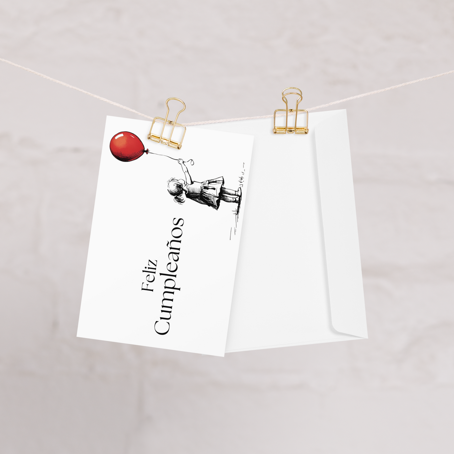 Feliz cumpleaños Spanish Birthday Greeting card