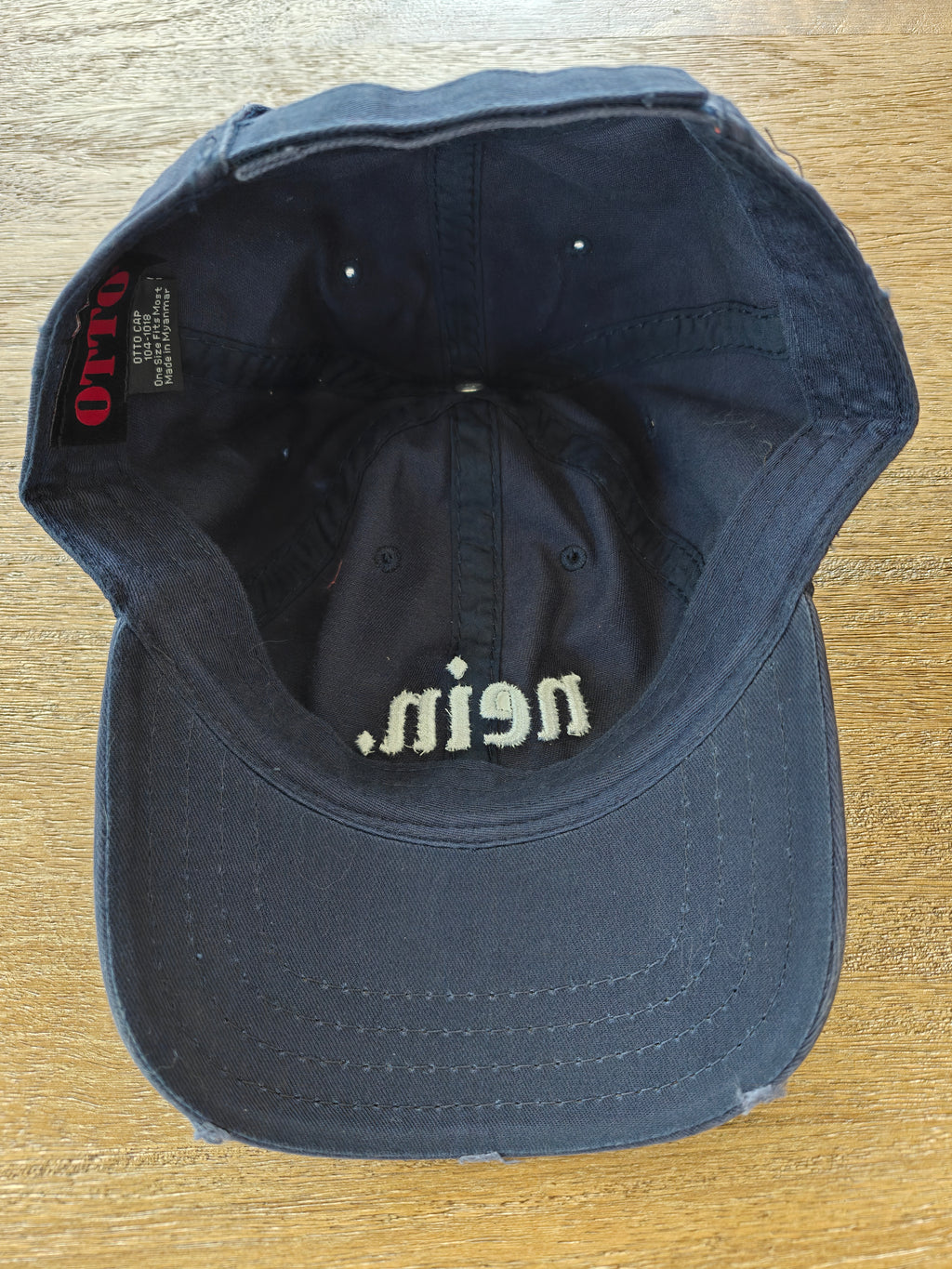 Nein. German embroidered baseball Hat - funny distressed trucker cap for German speakers