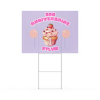 Bon anniversaire first birthday Yard sign by La Vie Bien